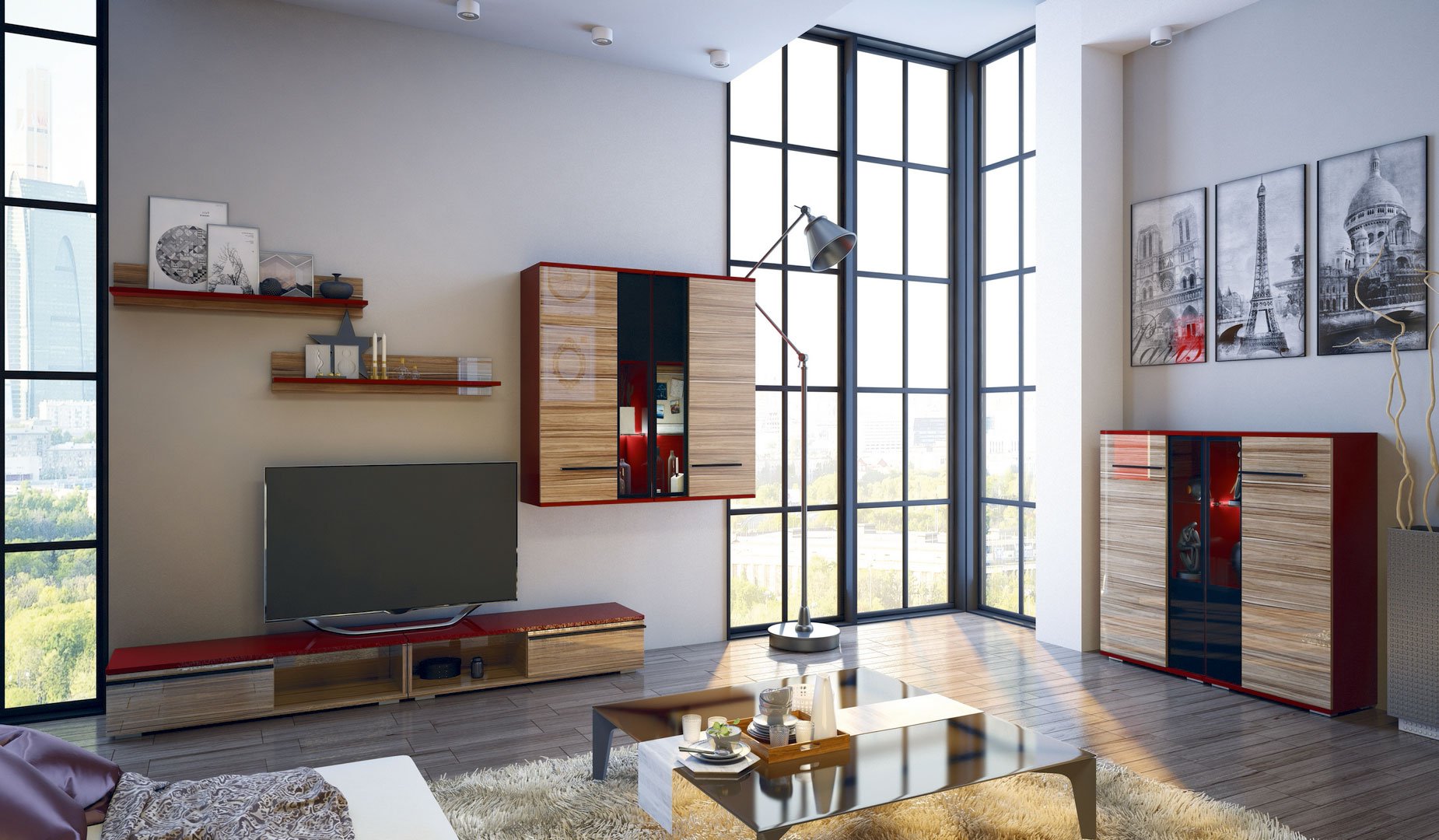 Мебель для Гостиная Бланш23 - Rioka MEBEL